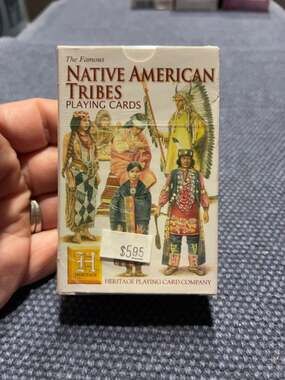 NIP Native American Tribes Standard Set of 52 Playing Cards + Jokers